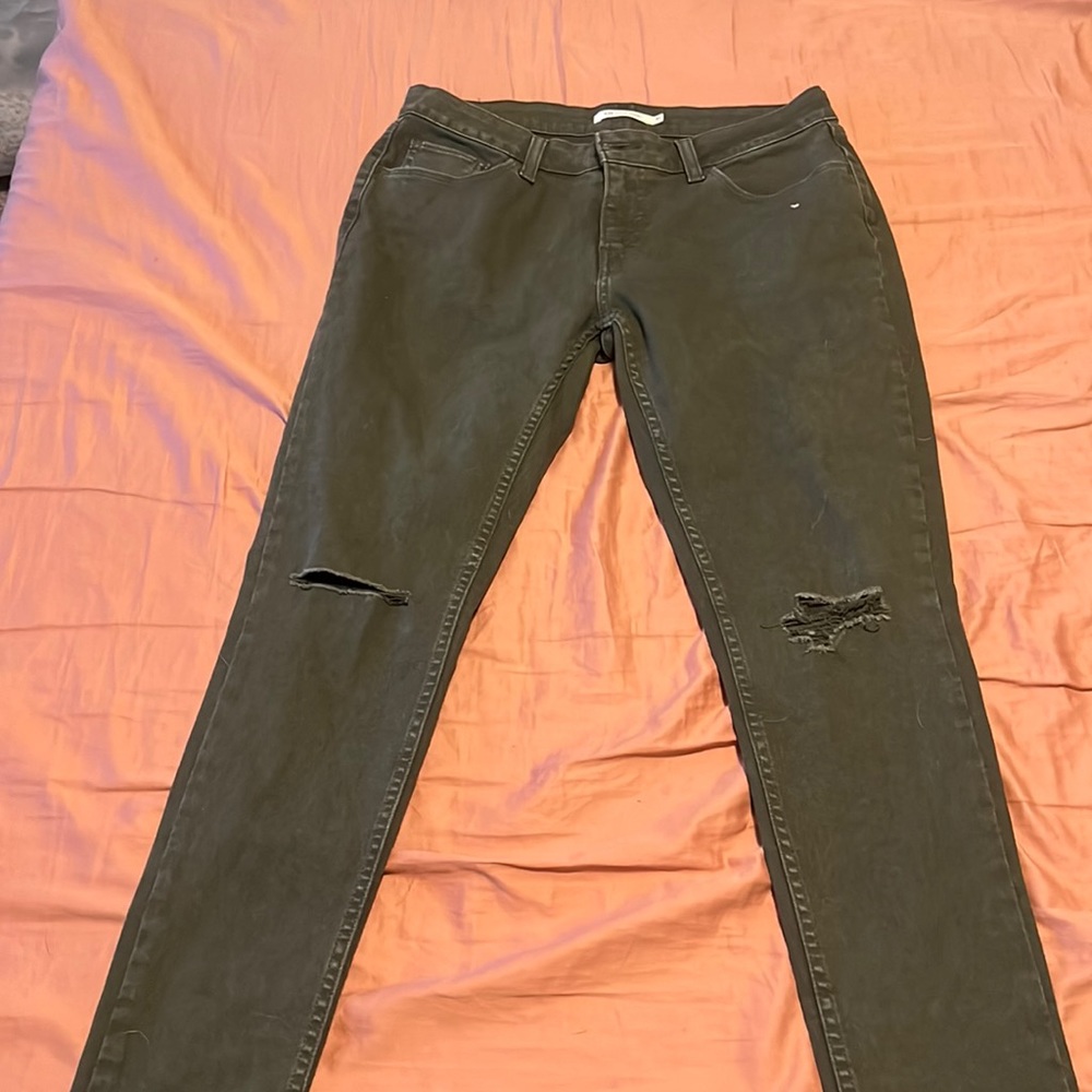 Olive green Levi’s